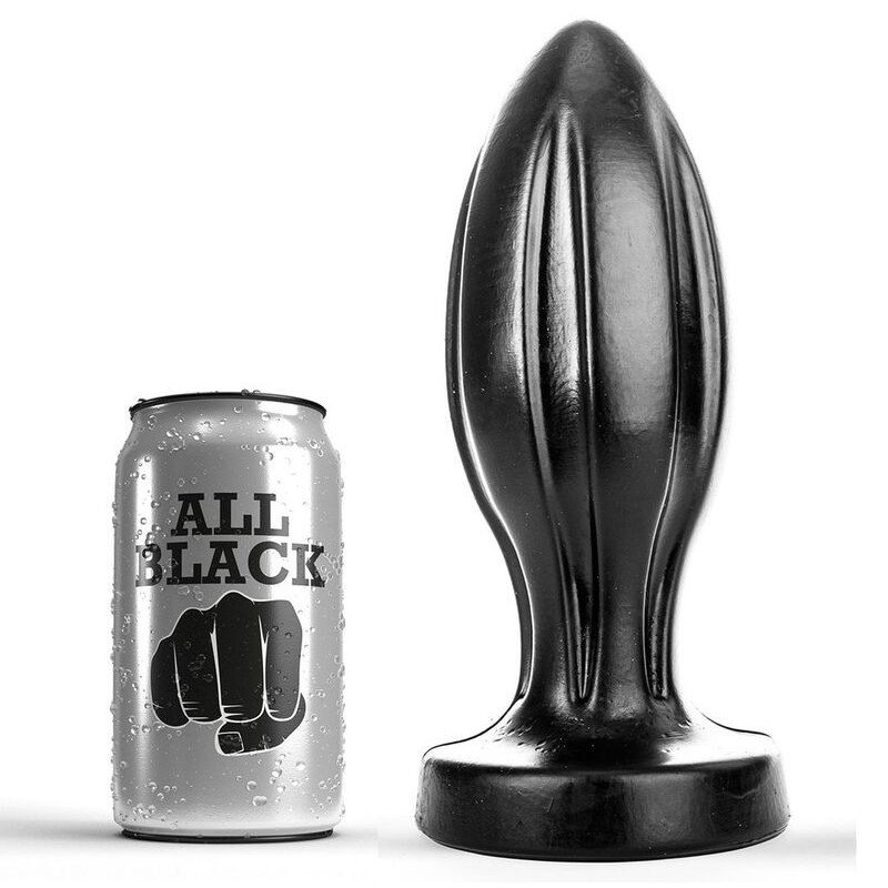 ALL BLACK ANAL PLUG  21CM