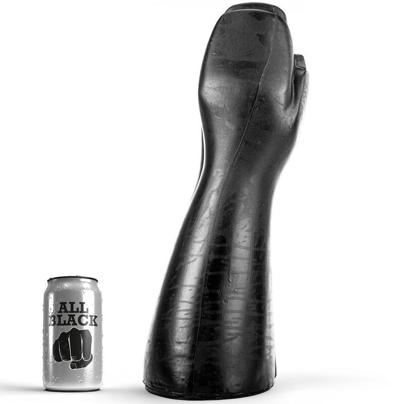 ALL BLACK - DILDO PARA FISTING 39 CM