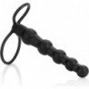 CALEXOTICS - PENETRADOR DOBLE CON CUENTAS NEGRO