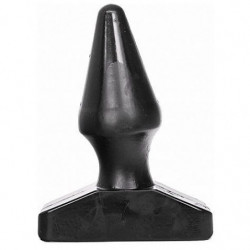 ALL BLACK - TAPÓN ANAL DE 16 CM