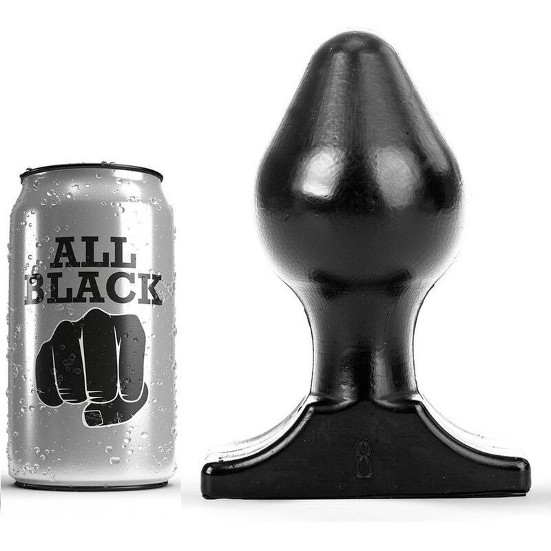 TOTALMENTE NEGRO - TAPÓN ANAL 16X8 CM