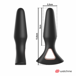 ANBIGUO - VIBRADOR CON CONTROL REMOTO Y TAPÓN ANAL WATCHME ALEXANDRU