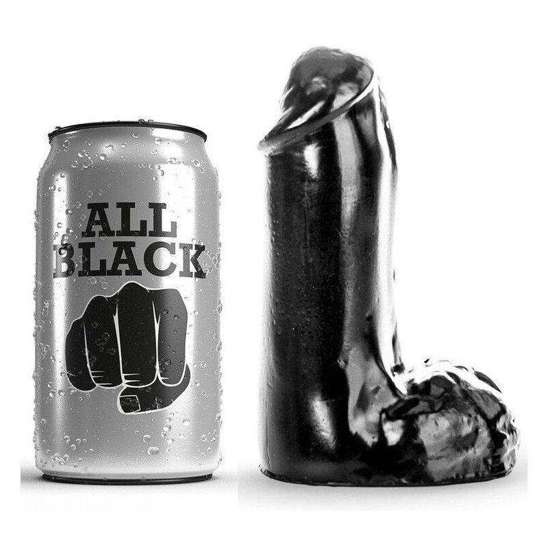 TODO NEGRO - DILDO REALISTA DE 13 CM
