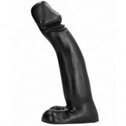 TODO NEGRO - DILDO DE FISTING NEGRO REALISTA DE 29 CM