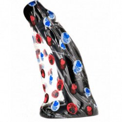 TODO NEGRO - DILDO DE FISTING NEGRO REALISTA DE 29 CM