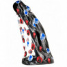 ALL BLACK - DILDO DE FISTING NEGRO REALISTA DE 29 CM