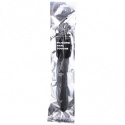 ALL BLACK - MEGA DUCHA ANAL DE SILICONA 28,5 CM