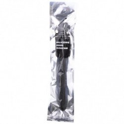 TODO NEGRO - MEGA DUCHA ANAL DE SILICONA 28,5 CM