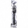 TOTALMENTE NEGRO - TAPÓN DE SILICONA PARA SISTEMA ANAL DE DUCHA 27 CM