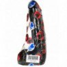 TOTALMENTE NEGRO - DILDO REALISTA NEGRO SUAVE DE 20 CM