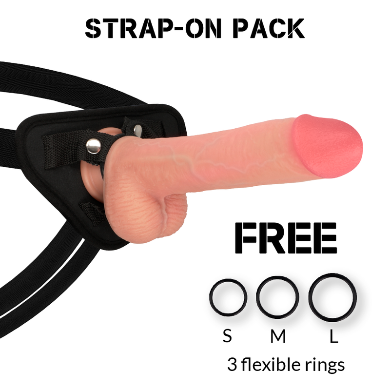 ROCKARMY - ARN S + DILDO DE SILICONA LÍQUIDA PREMIUM KINGCOBRA 24 CM -O- 4,77 CM