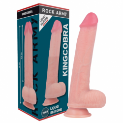 ROCKARMY - ARN S + DILDO DE SILICONA LÍQUIDA PREMIUM KINGCOBRA 24 CM -O- 4,77 CM