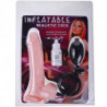 BAILE - DILDO REALISTA INFLABLE II CON VENTOSA DE 15 CM
