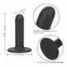 CALEXOTICS - DILDO SIN LÍMITES DE 12 CM COMPATIBLE CON ARNÉS, SUAVE