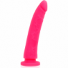 DELTA CLUB - JUGUETE ARNÉS + DONG SILICONA ROSA 23 CM -O- 4.5 CM