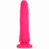 DELTA CLUB - JUGUETE ARNÉS + DONG SILICONA ROSA 23 CM -O- 4.5 CM
