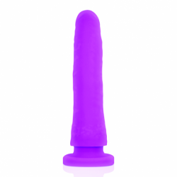 DELTA CLUB - JUGUETES ARNES + DONG SILICONA MORADA 20 CM -O- 4 CM