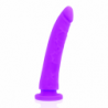 DELTA CLUB - JUGUETES ARNES + DONG SILICONA MORADA 20 CM -O- 4 CM