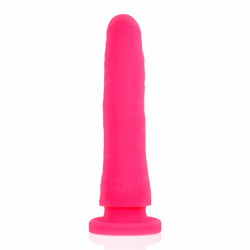DELTA CLUB - JUGUETE ARNÉS + DONG SILICONA ROSA 20 CM -O- 4 CM