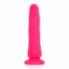 DELTA CLUB - JUGUETE ARNÉS + DONG SILICONA ROSA 20 CM -O- 4 CM