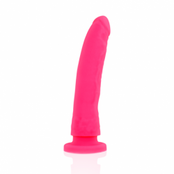 DELTA CLUB - JUGUETE ARNÉS + DONG SILICONA ROSA 17 CM -O- 3 CM