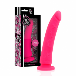 DELTA CLUB - JUGUETE ARNÉS + DONG SILICONA ROSA 17 CM -O- 3 CM