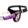 BAILE - ARNÉS ANAL Y VAGINAL FEMENINO LILAC GPOINT 17 CM