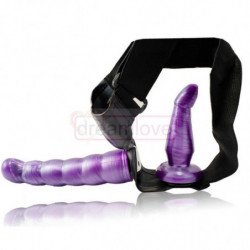 BAILE - ARNÉS ANAL Y VAGINAL FEMENINO LILAC GPOINT 17 CM