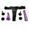 BAILE - ARNÉS ANAL Y VAGINAL FEMENINO LILAC GPOINT 17 CM