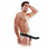 SERIE FETISH FANTASY - 19 CM NEGRO CON CORREA HUECO