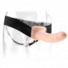 SERIE FETISH FANTASY - 19 CM, CORREA HUECO NATURAL