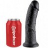 KING COCK - 8 DILDOS NEGROS 20,3 CM