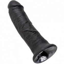 KING COCK - 8 DILDOS NEGROS 20,3 CM