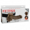 FETISH FANTASY SERIE - SERIE 7 STRAP-ON HUECO CON BOLAS