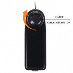 BAILE - EL GRAN DILDO CON FORMA DE PENE CON VIBRACIÓN NATURAL DE 23,5 CM
