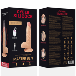 CYBER SILICOCK - CONTROL REMOTO REALISTIC MASTER BEN 23,88 CM -O- 4,3 CM