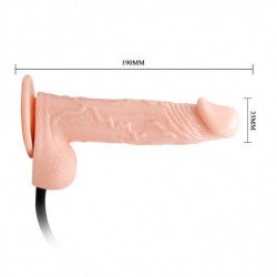 BAILE - DILDO VIBRATORIO E INFLABLE REALISTA