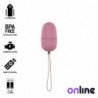 ONLINE HUEVO VIBRADOR CON MANDO CONTROL REMOTO - ROSA