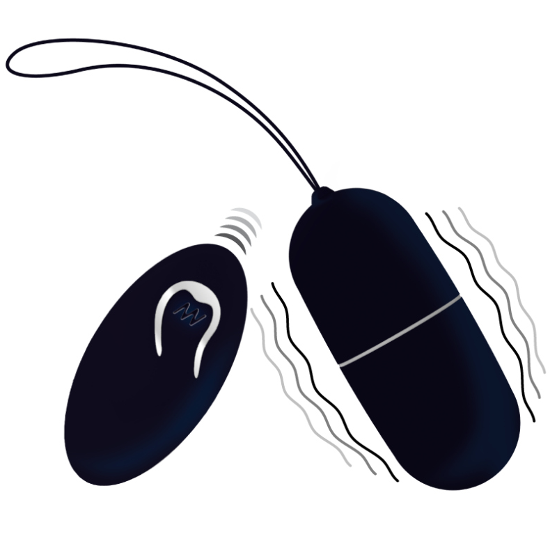 INTENSE - HUEVO VIBRADOR FLIPPY I CON CONTROL REMOTO NEGRO