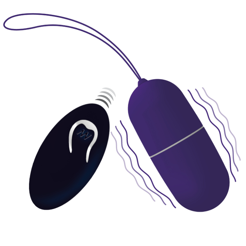 INTENSE - HUEVO VIBRATORIO FLIPPY I CON CONTROL REMOTO MORADO