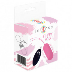 INTENSE - HUEVO VIBRATORIO FLIPPY I CON CONTROL REMOTO ROSA