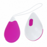 OHMAMA - HUEVO VIBRADOR TEXTURIZADO, 10 MODOS, MORADO Y BLANCO