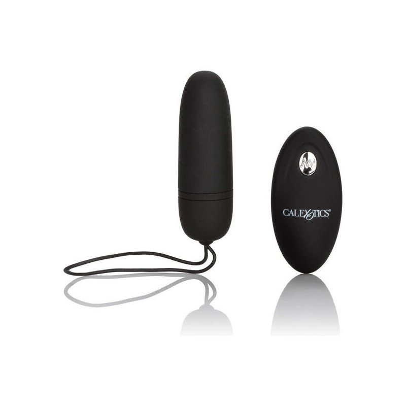 CALEX HUEVO VIBRADOR DE SILICONA CON MANDO NEGRO
