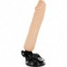 BASECOCK REALISTIC VIBRADOR CONTROL REMOTO NATURAL 20CM