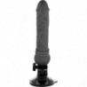 BASECOCK - VIBRADOR REALISTA CON CONTROL REMOTO NEGRO 19,5 CM -O- 4 CM