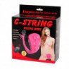 BAILE - TANGA CON VIBRADOR Y CONTROL REMOTO LILA