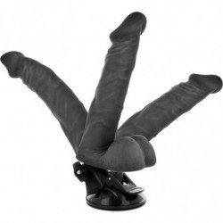 BASECOCK - CONTROL REMOTO ARTICULADO REALISTA NEGRO 20 CM -O- 4,5 CM