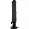 BASECOCK REALISTIC VIBRADOR CONTROL REMOTO NEGRO 21CM