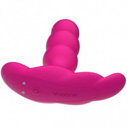 NALONE - VIBRADOR ANAL PEARL CON CONTROL REMOTO NEGRO