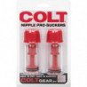 CALEXOTICS - VENTOSAS PARA PEZONES ROJOS COLT